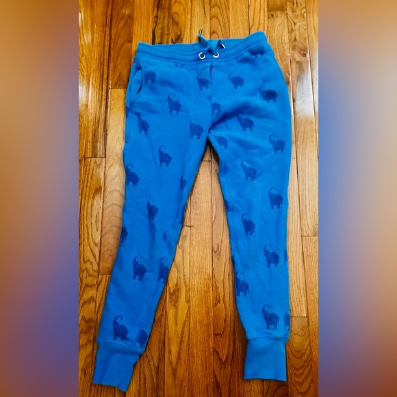 Zoe Karssen blue elephant fitted sweatpants M - Picture 7 of 12
